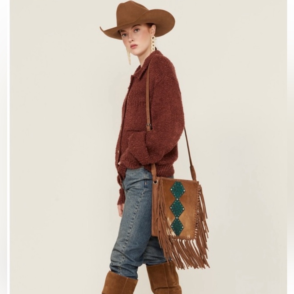 Shyanne Cowhide Crossbody Bag
